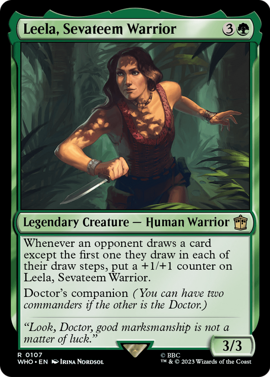 Leela, Sevateem Warrior (WHO) #107 [EN/N]