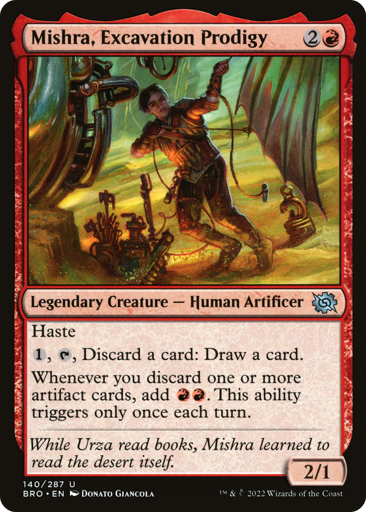 Mishra, Excavation Prodigy (BRO) #140 [EN/N]