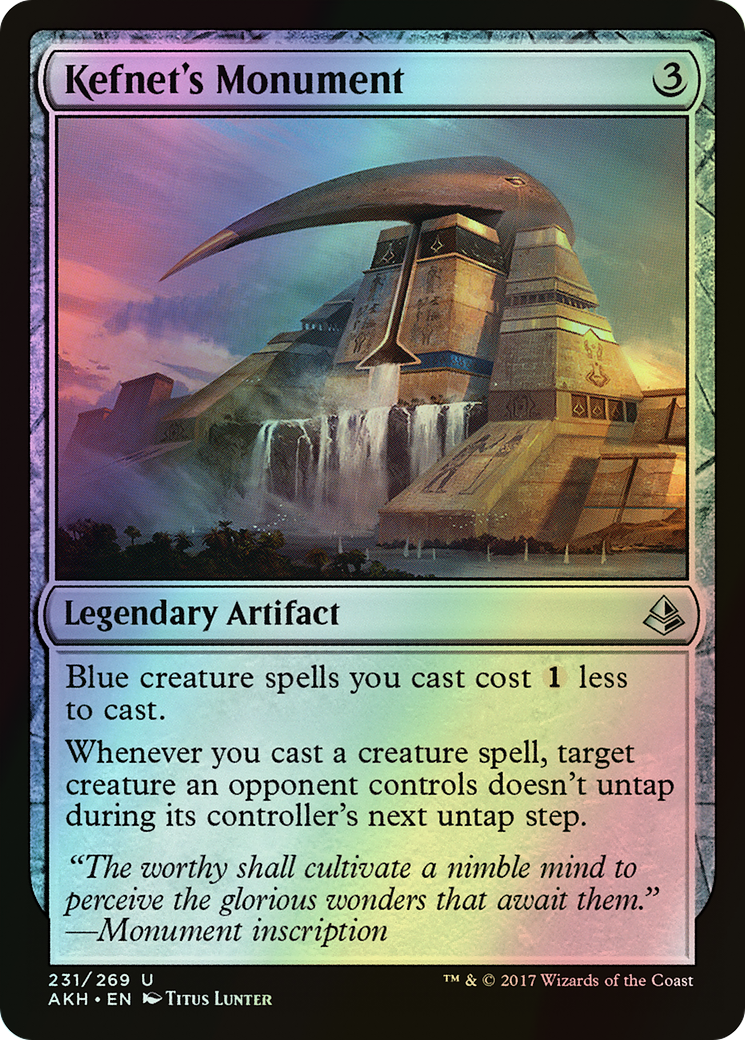 Kefnet's Monument (AKH) #231 [EN/F] s/o