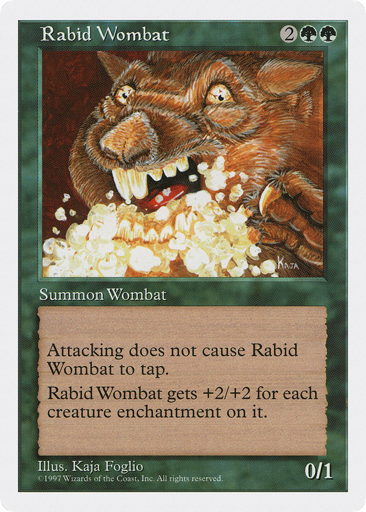 Rabid Wombat (5ED) #319 [EN/N] s/o