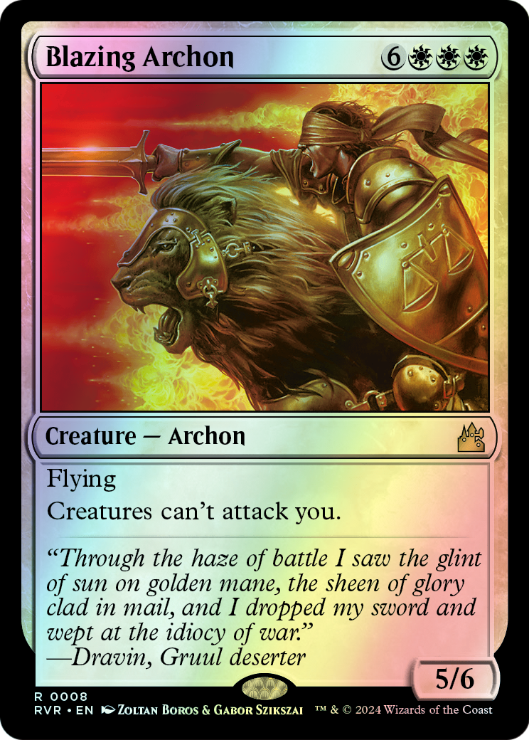 Blazing Archon (RVR) #8 [EN/F] s/o