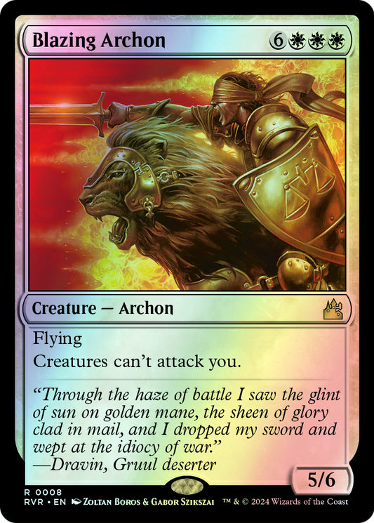 Blazing Archon (RVR) #8 [EN/F] s/o