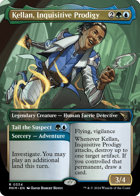 Kellan, Inquisitive Prodigy // Tail the Suspect (MKM) #334 [EN/N]