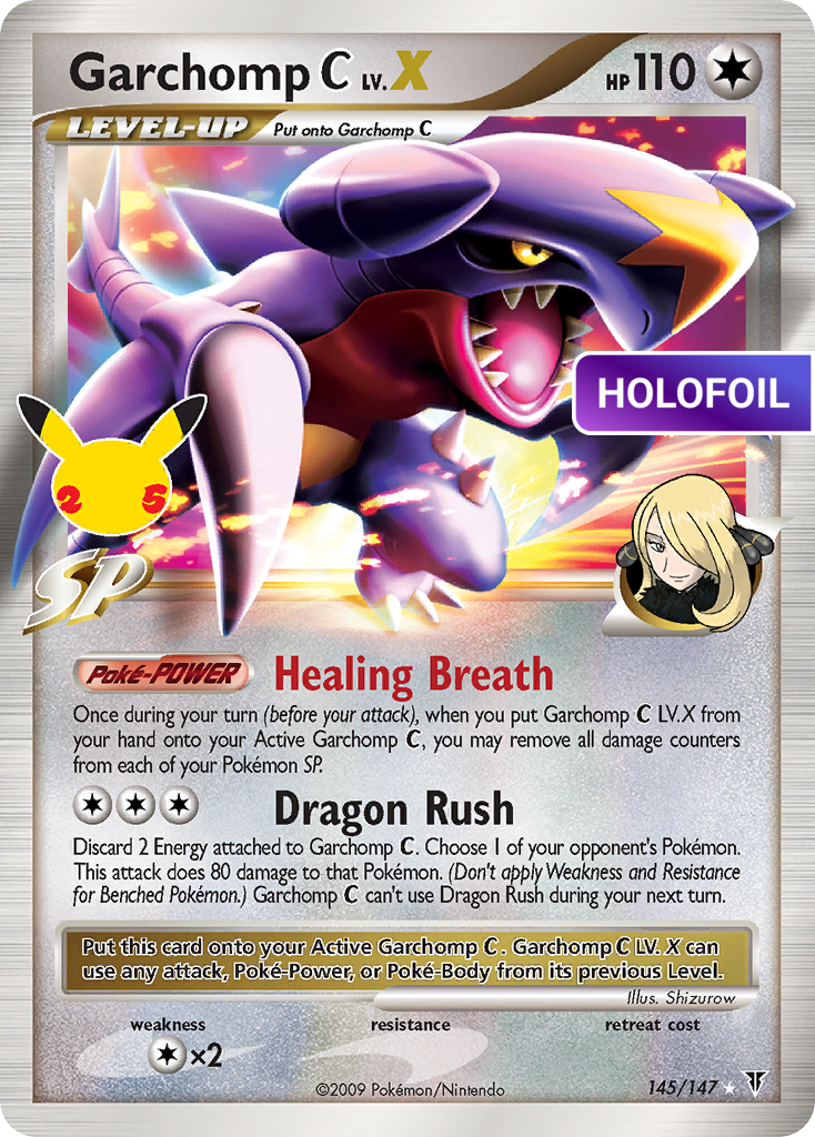 Garchomp C LV.X (CEL:CC) #145 [EN/H] s/o