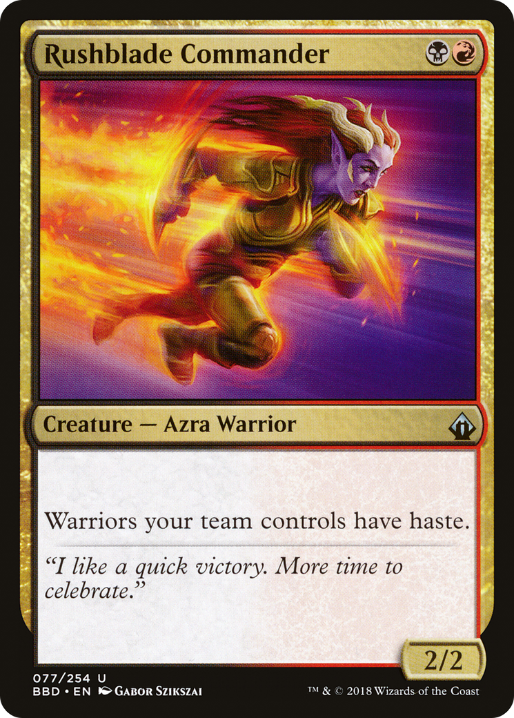 Rushblade Commander (BBD) #77 [EN/N] s/o