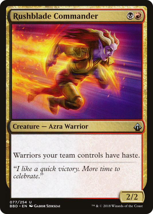 Rushblade Commander (BBD) #77 [EN/N] s/o