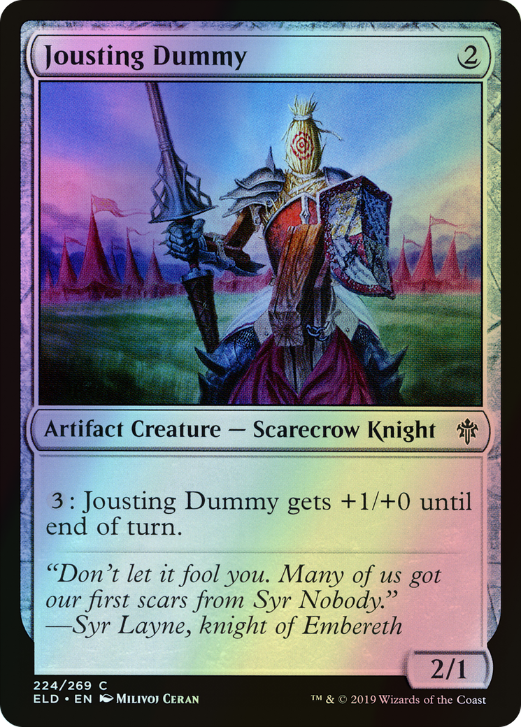 Jousting Dummy (ELD) #224 [EN/F]