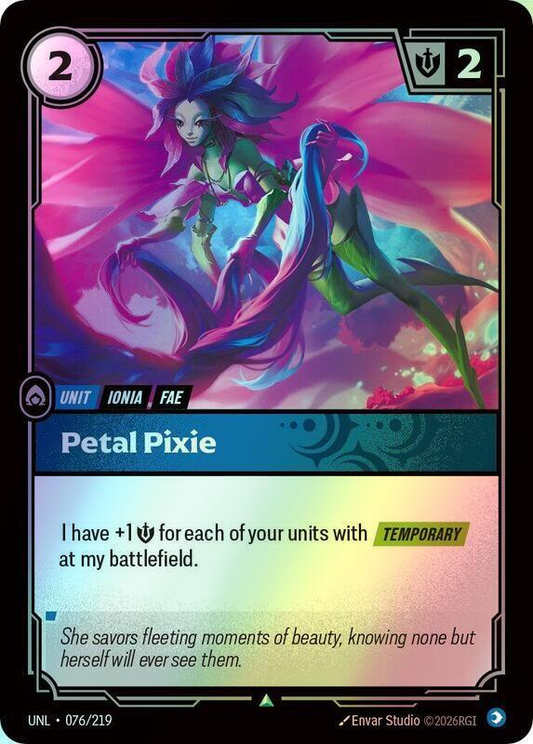 Petal Pixie (UNL) #076 [EN/F] s/o