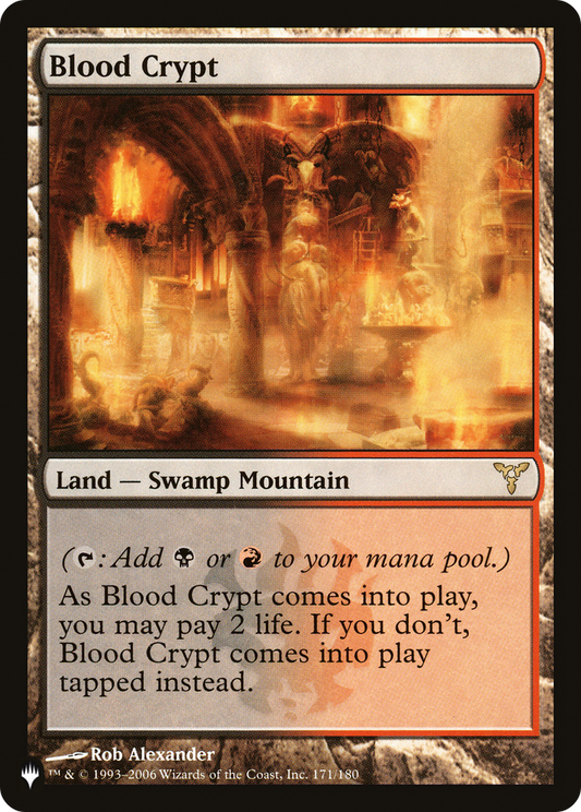 Blood Crypt (PLST) #DIS-171 [EN/N]