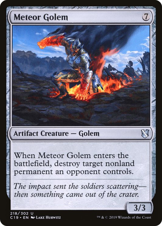 Meteor Golem (C19) #218 [EN/N]