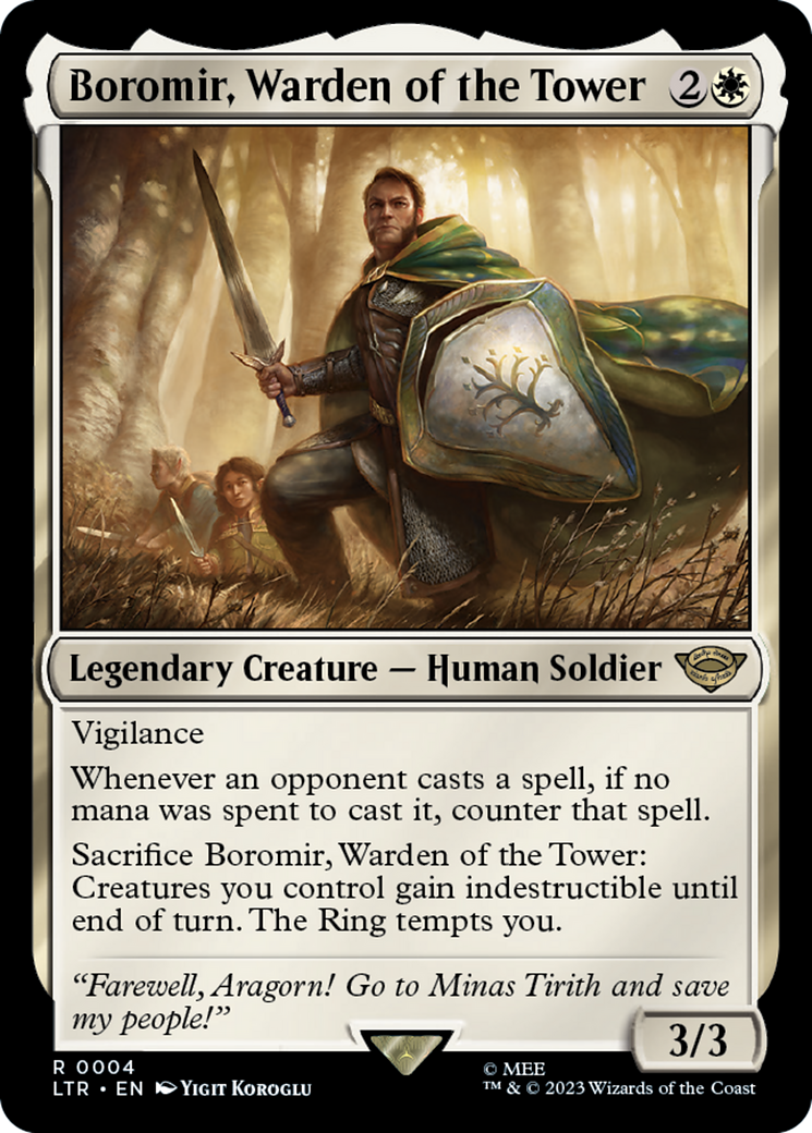 Boromir, Warden of the Tower (LTR) #4 [EN/N] s/o