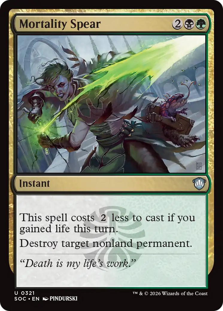 Mortality Spear (SOC) #321 [EN/N]