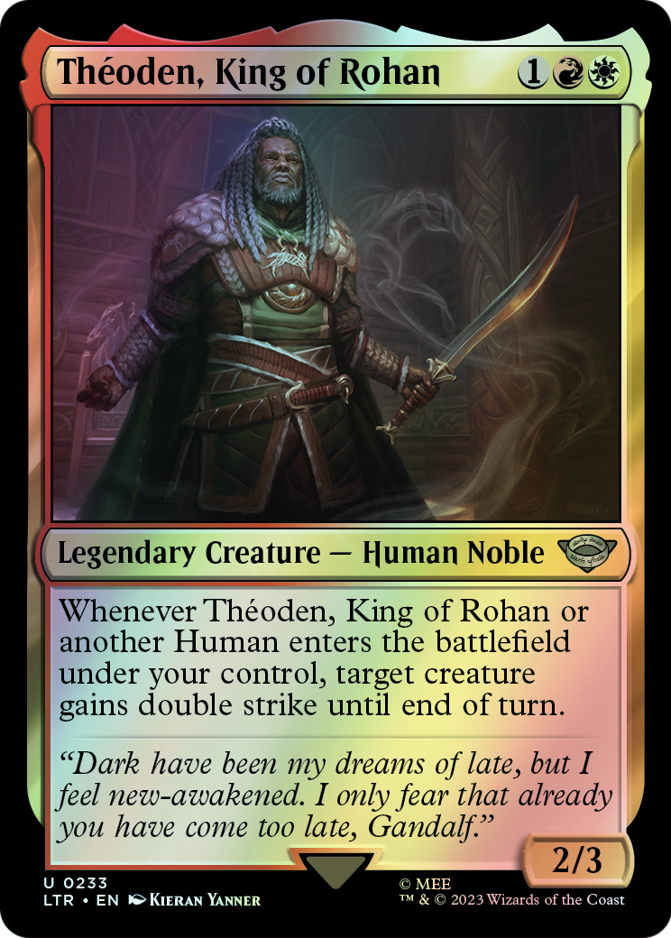 Théoden, King of Rohan (LTR) #233 [EN/F] s/o