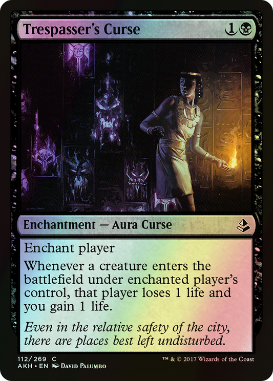 Trespasser's Curse (AKH) #112 [EN/F]