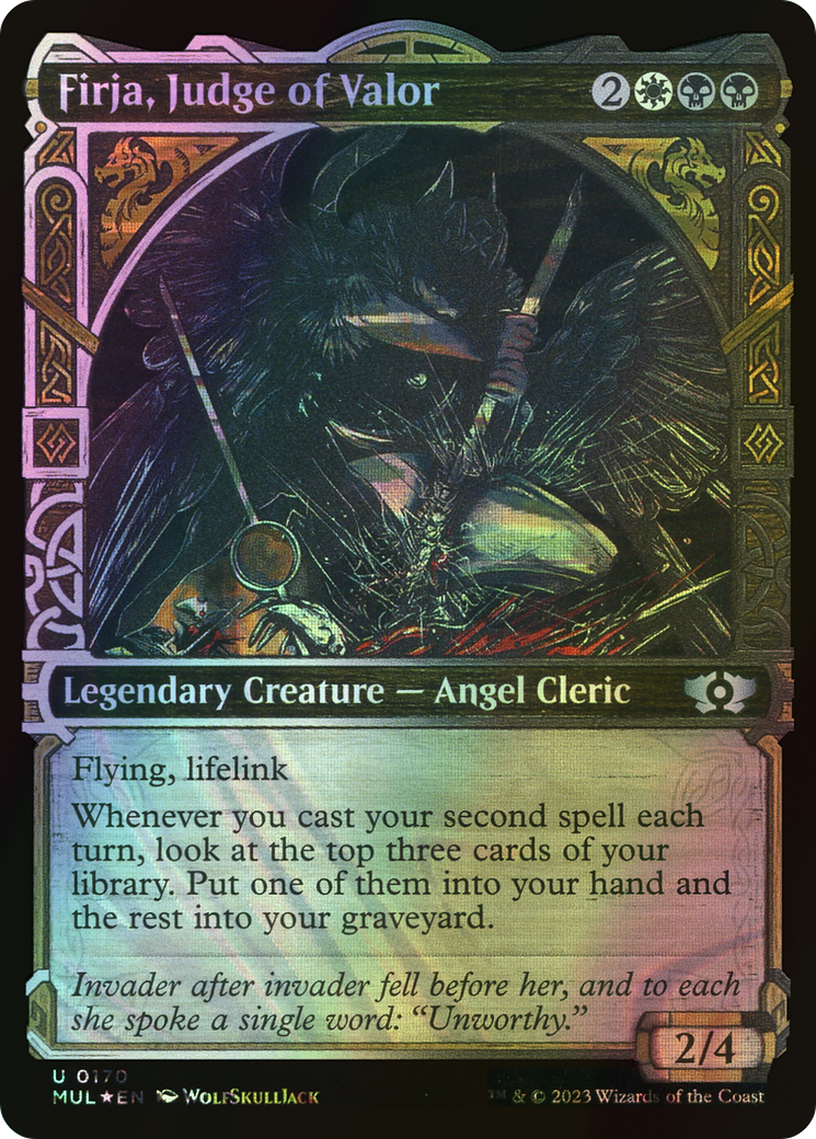 Firja, Judge of Valor - Halo Foil (MUL) #170 [EN/F]