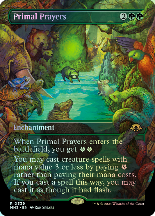 Primal Prayers (MH3) #339 [EN/F] s/o