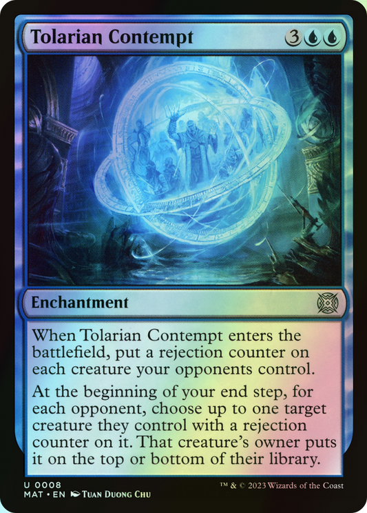 Tolarian Contempt (MAT) #8 [EN/F] s/o