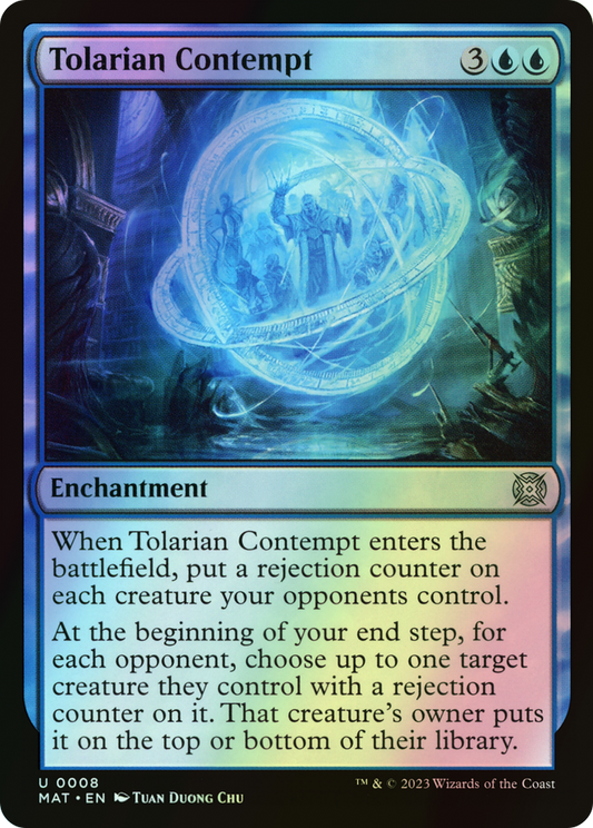 Tolarian Contempt (MAT) #8 [EN/F] s/o