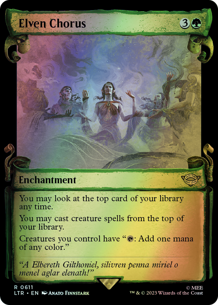 Elven Chorus - Silver Foil (LTR) #611 [EN/F] s/o