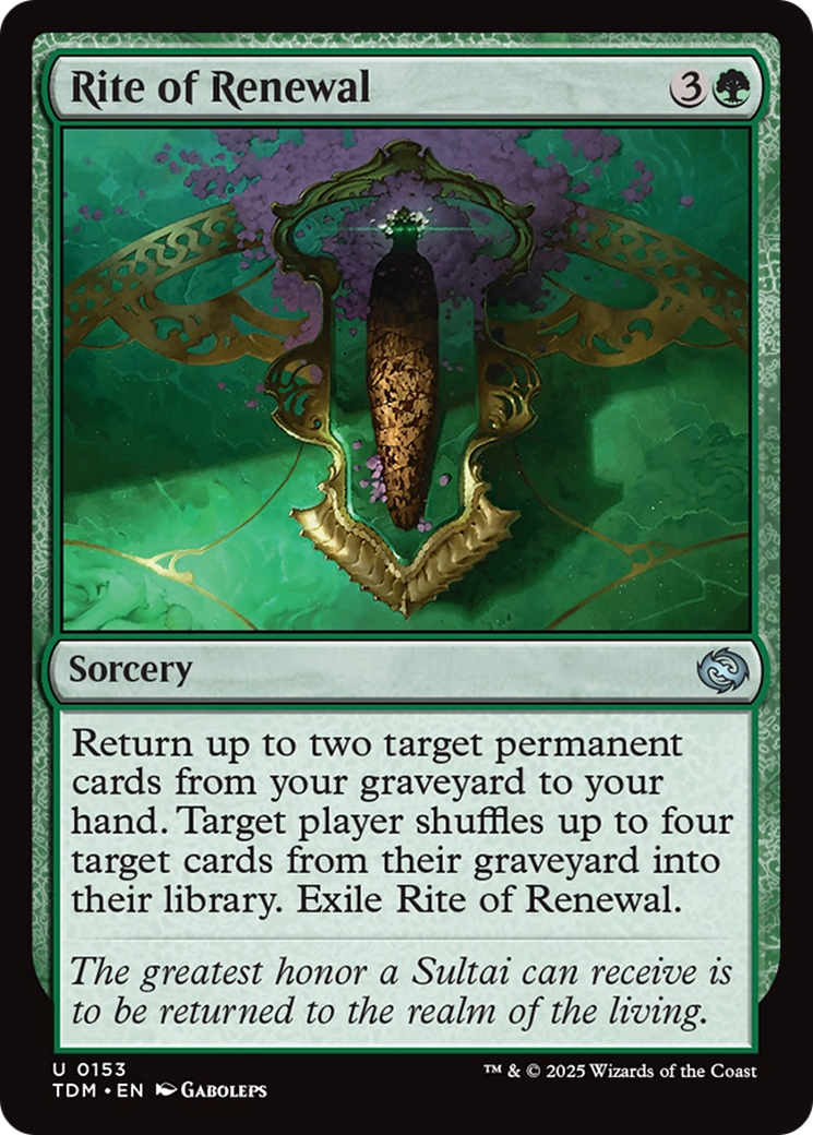 Rite of Renewal (TDM) #153 [EN/N]