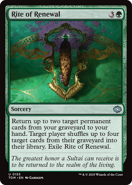 Rite of Renewal (TDM) #153 [EN/N]