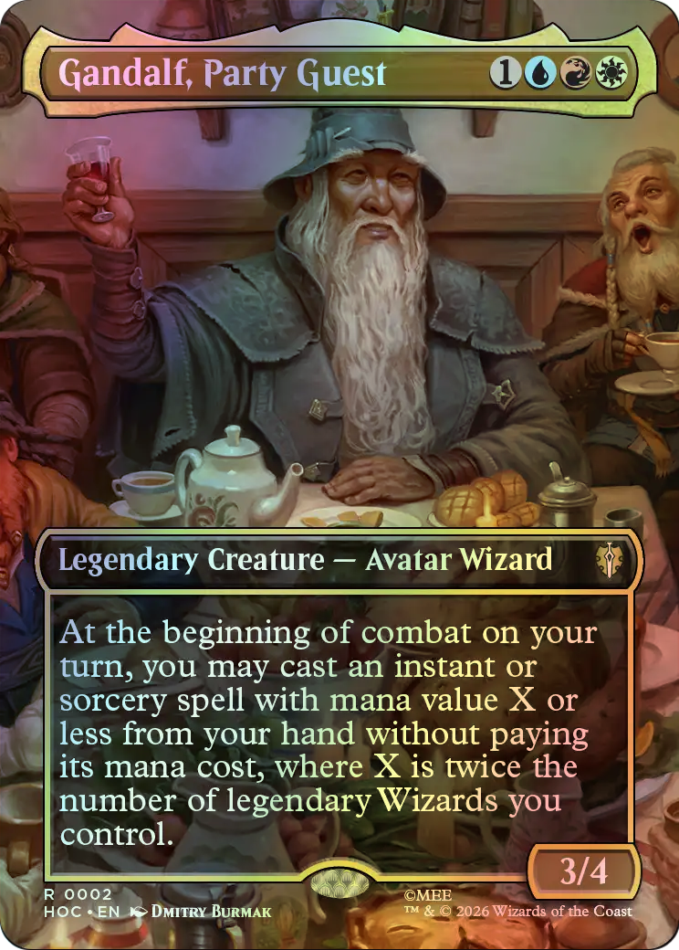 Gandalf, Party Guest (HOC) #2 [EN/F]