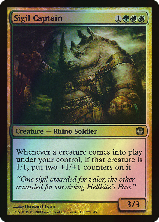 Sigil Captain (ARB) #77 [EN/F]