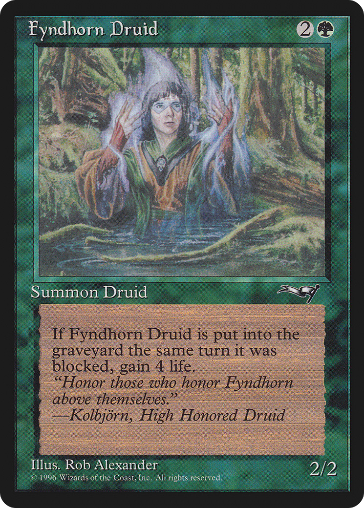 Fyndhorn Druid (ALL) #90b [EN/N]
