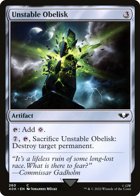 Unstable Obelisk (40K) #260 [EN/N]