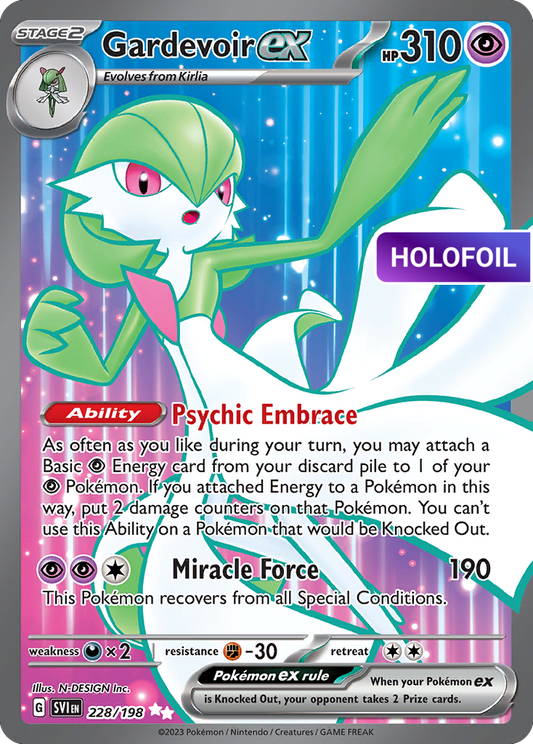 Gardevoir ex - 228/198 (SVI) #228 [EN/H] s/o