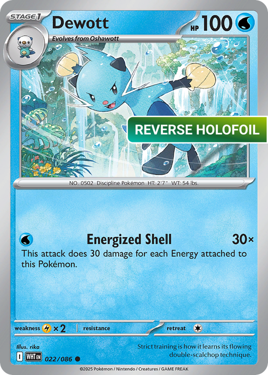 Dewott (WHT) #22 [EN/R]