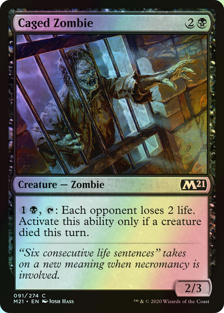 Caged Zombie (M21) #91 [EN/F]