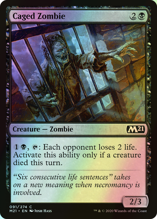 Caged Zombie (M21) #91 [EN/F]