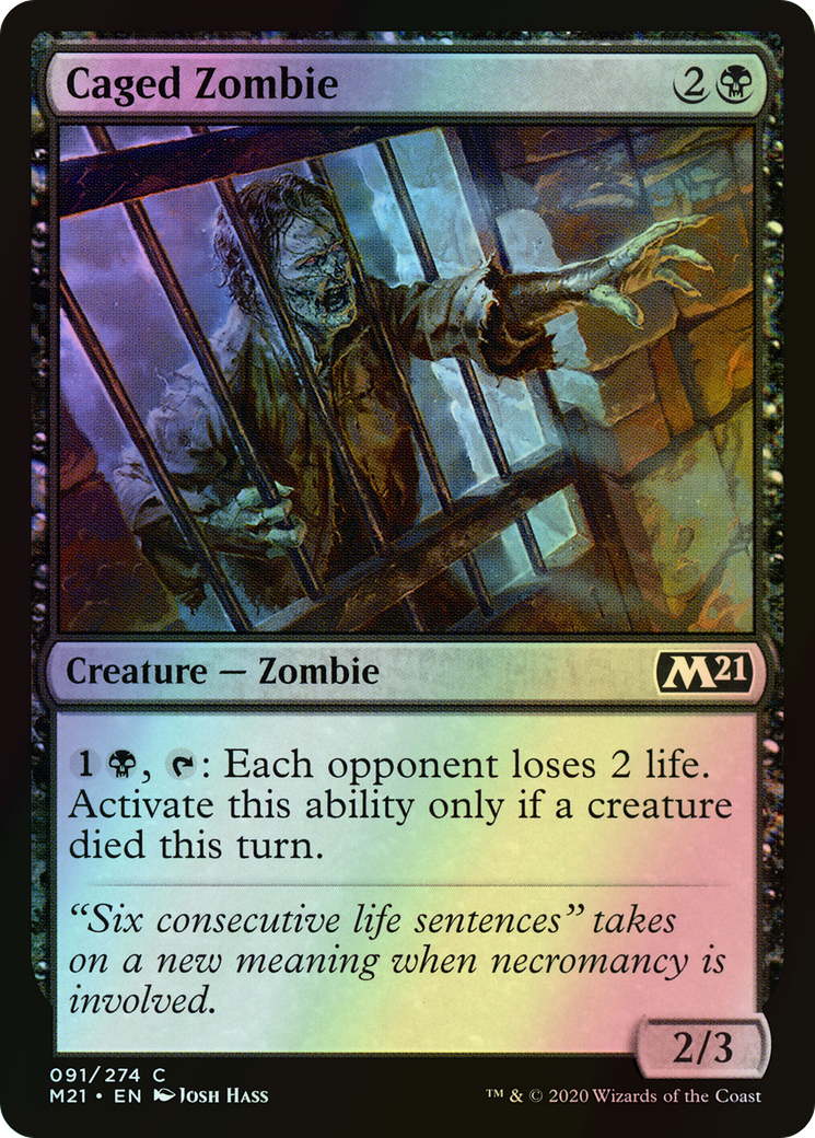 Caged Zombie (M21) #91 [EN/F]