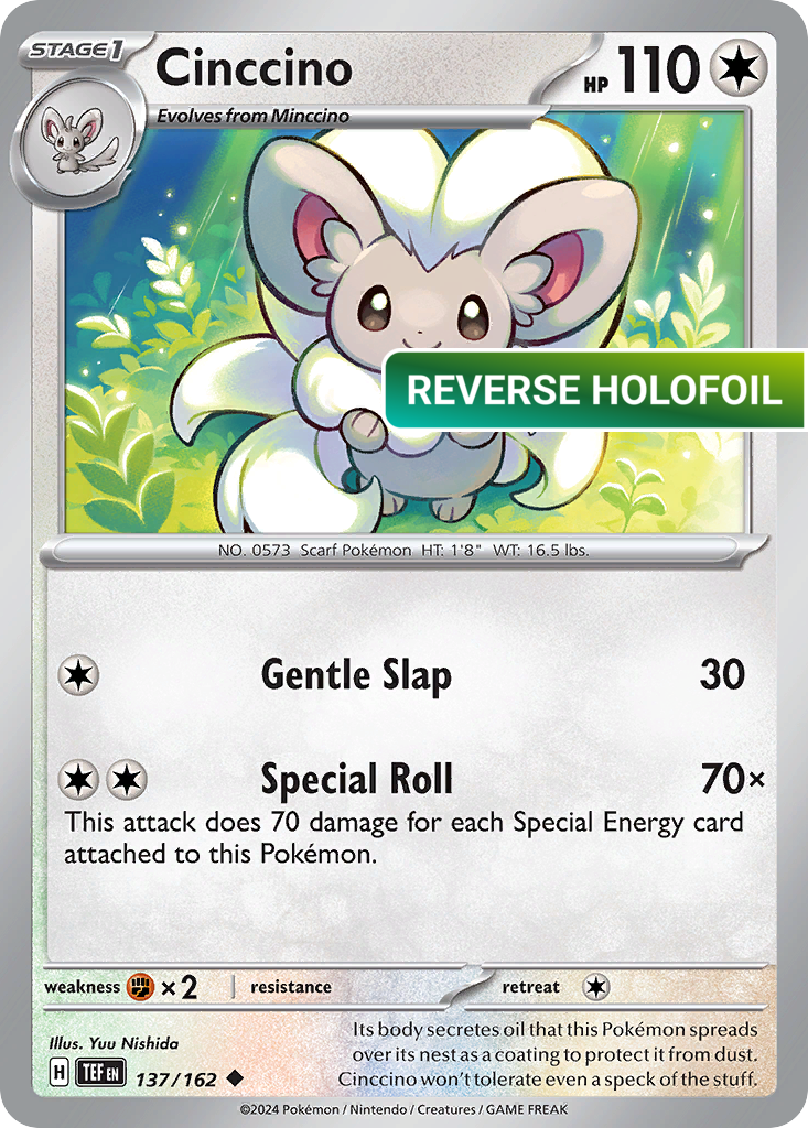 Cinccino - 137/162 (TEF) #137 [EN/R] s/o