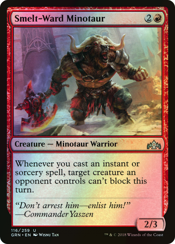 Smelt-Ward Minotaur (GRN) #116 [EN/F] s/o