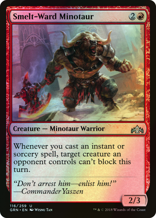 Smelt-Ward Minotaur (GRN) #116 [EN/F] s/o