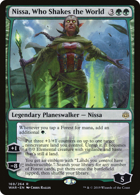 Nissa, Who Shakes the World (WAR) #169 [EN/N]