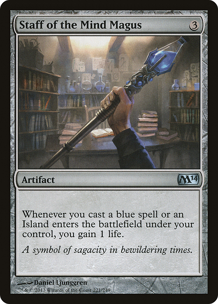 Staff of the Mind Magus (M14) #221 [EN/N]