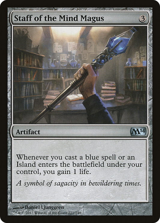 Staff of the Mind Magus (M14) #221 [EN/N]