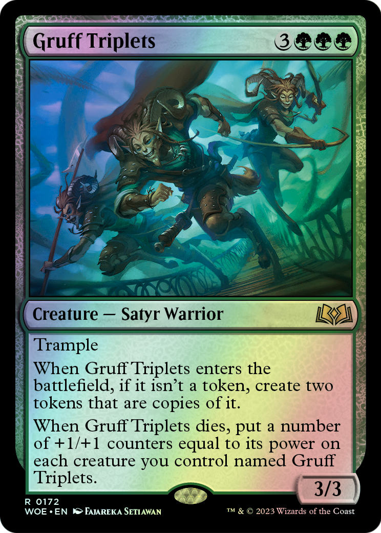 Gruff Triplets (WOE) #172 [EN/F]