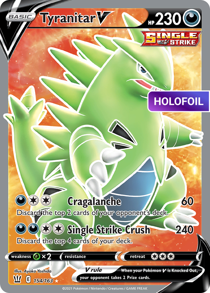 Tyranitar V (BST) #154 [EN/H]