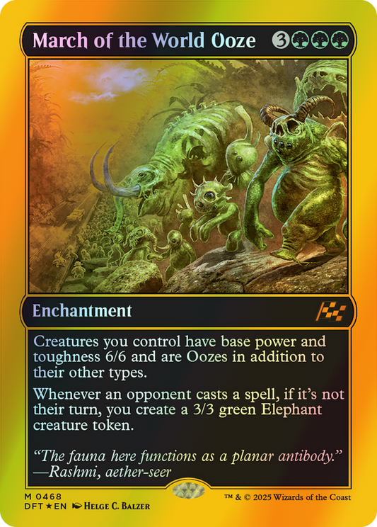 March of the World Ooze - Firstplace Foil (DFT) #468 [EN/F] s/o