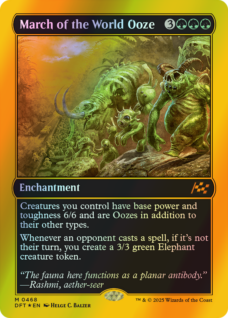 March of the World Ooze - Firstplace Foil (DFT) #468 [EN/F] s/o