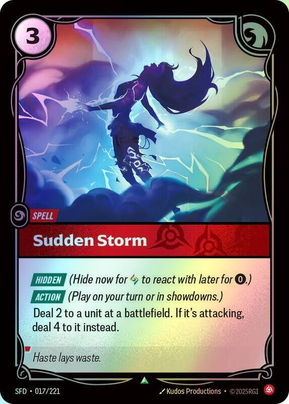 Sudden Storm (SFD) #017 [EN/F]