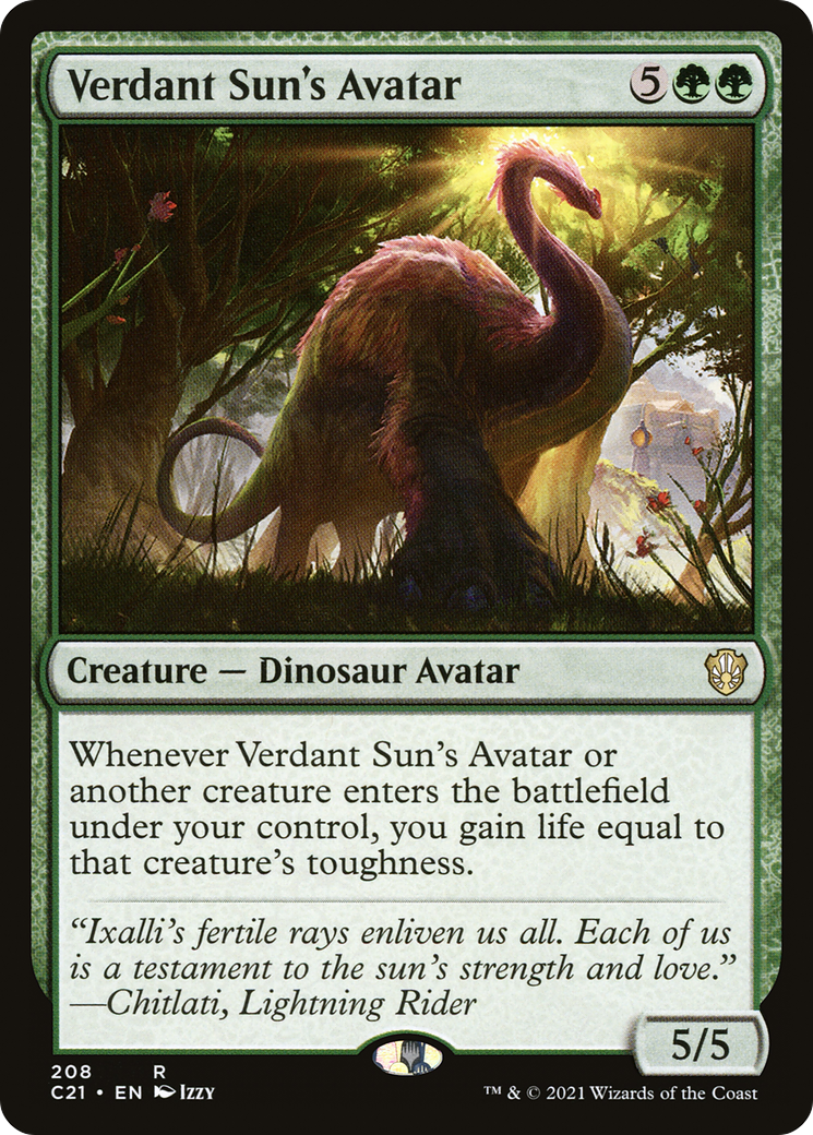 Verdant Sun's Avatar (C21) #208 [EN/N]