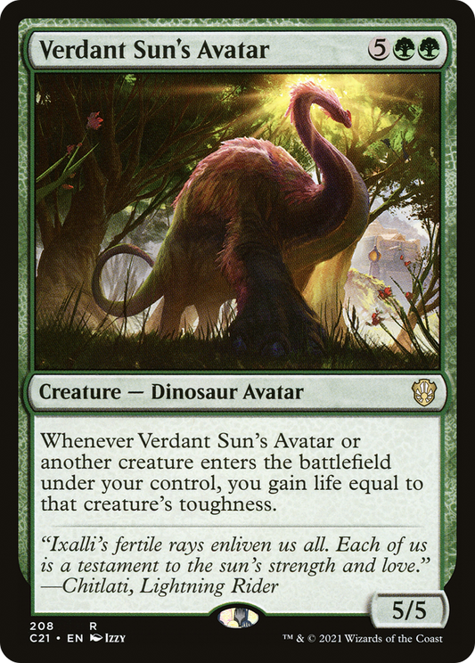 Verdant Sun's Avatar (C21) #208 [EN/N]