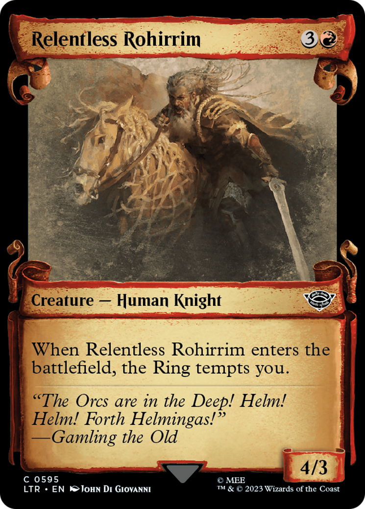 Relentless Rohirrim (LTR) #595 [EN/N]