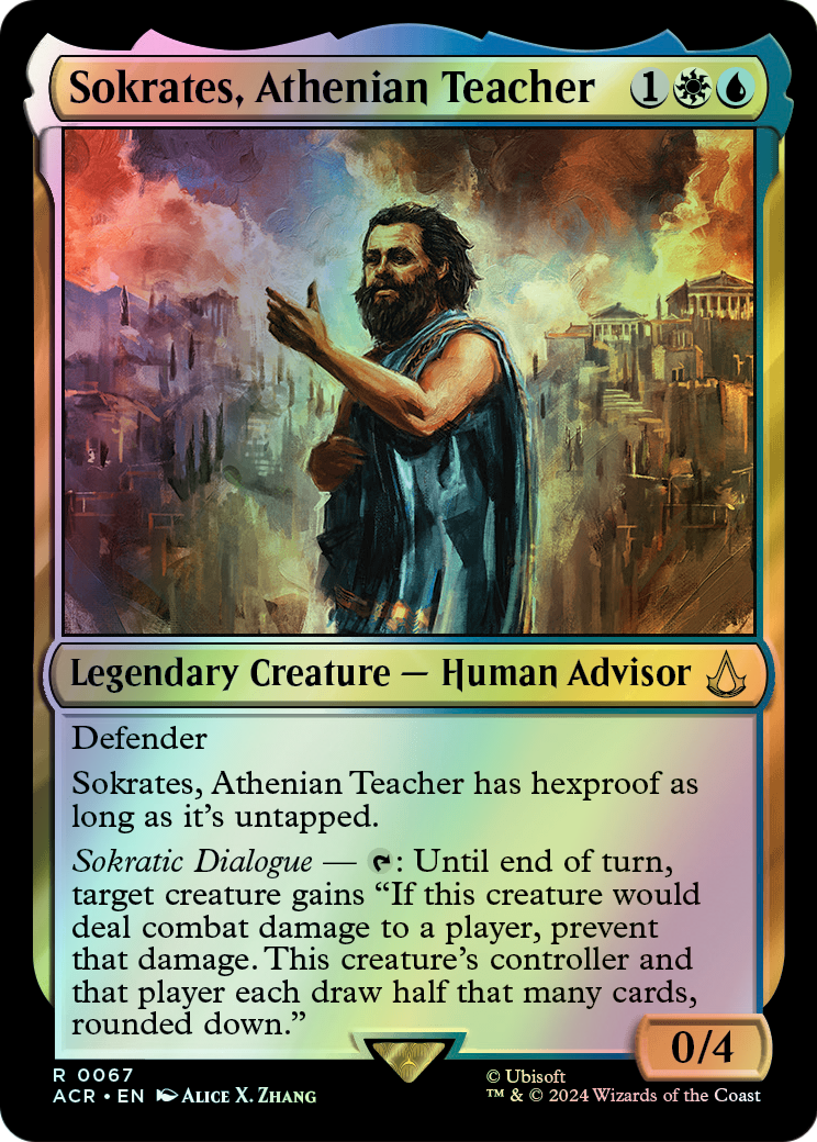 Sokrates, Athenian Teacher (ACR) #67 [EN/F] s/o