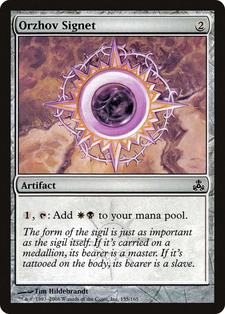 Orzhov Signet (GPT) #155 [EN/N]